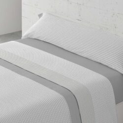 Sábanas 50/50 Algodón Poliéster cloe gris de Confort y Estilo de Hogar, tienda sábanas Valencia