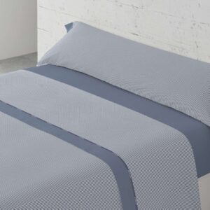 Sábanas 50/50 Algodón Poliéster greco azul de Confort y Estilo de Hogar, tienda sábanas Valencia